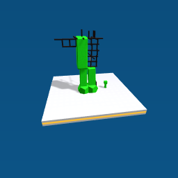 green screen rocket in progress