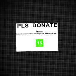 Pls donate