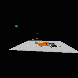 Rover on moon or mars