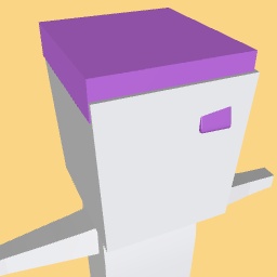 Purple cowlick