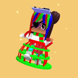 CUTE.....CHRISTMAS.....OUTFIT......UPGRADE......CAGE......SKIRT......