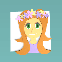 Girl with a flower crown