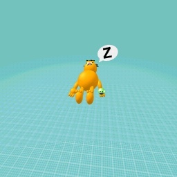 Garfield with note guy ball