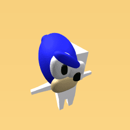 Aonic head half mario
