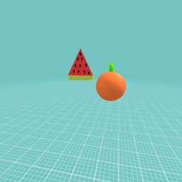 watermelon and orange