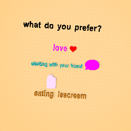 what do you prefer??
