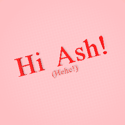 Hi Ash!