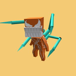 orange and blue venom