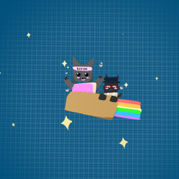 Chance and Elliot (nayan cat & tya nyan )