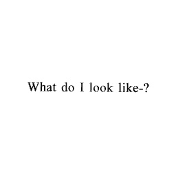 What do i look like?