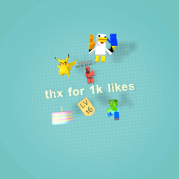thx for 1k likes