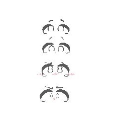 So i drew chibi eyes- ;w;