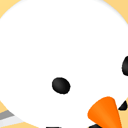 Snow man head