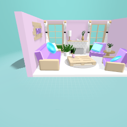 Different version of the cute living room by issythepotato