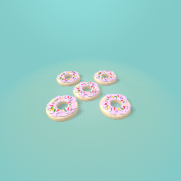 Yummy 5 Big Donuts.