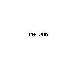 the 30th