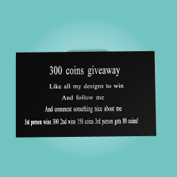 Coin giveaway