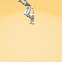 Upside down girl