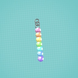 Rainbow keychain