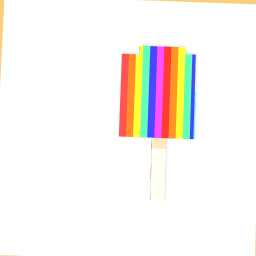 rainbow popsicle