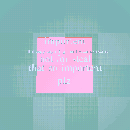 imprtent massege to you guys