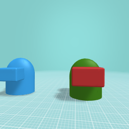 Green cause red visor?