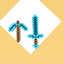 Diamond Sword And Pickaxe