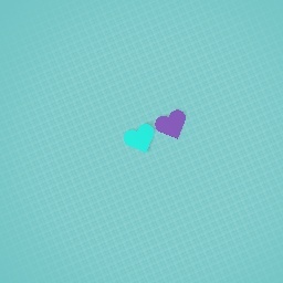 Blue and Purple Hearts