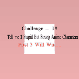 Challenge ... 1#