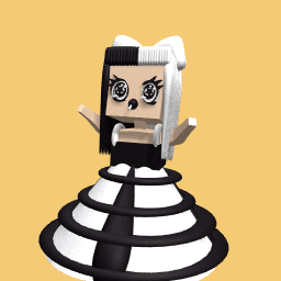 Black and white princess