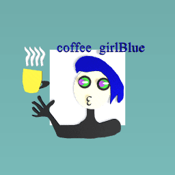 coffee girlBlue