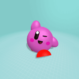 Winking kirby