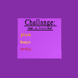 my first challenge