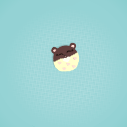 Cute donut bear