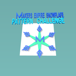 Maker Empire Snowflake Pattern Challenge