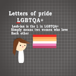 Letters of pride- L