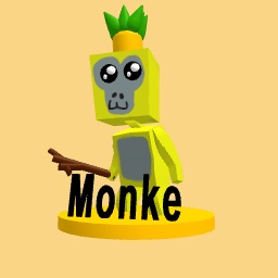 Gtag monke yellow with pineapple