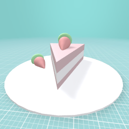 Strawberry cake :3