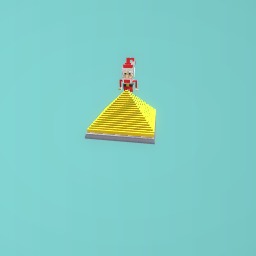 沙漠上的一個聖誕老人