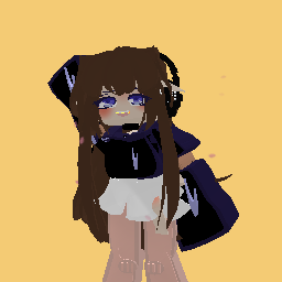 Random purple and black avatar!