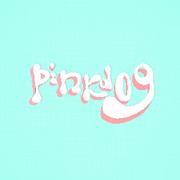 Name art for @pinkd0g