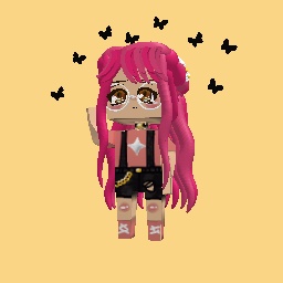 Cute girl doi’n her thing