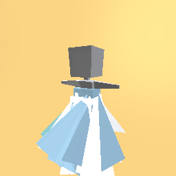 blue dress custom  made