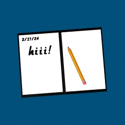 Notebook and Pencil!