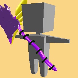 purple void scythe only for mysterious people.
