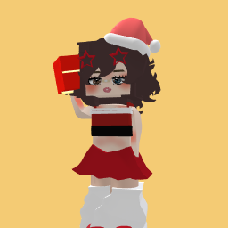 Christmas girl  red