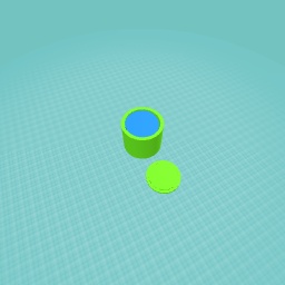 Cup with water and a lid