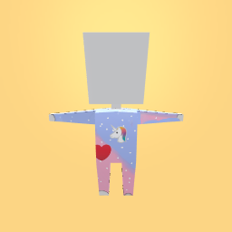 Pink and blue onesie