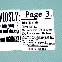 Horror of the smart potato (the book) (page 3.)