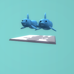 3 Cute Dolphins 三条嗨豚。